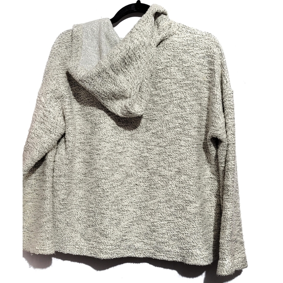 ⬇️$24 madewell cozy textured gray knit hooded - Picture 2 of 11